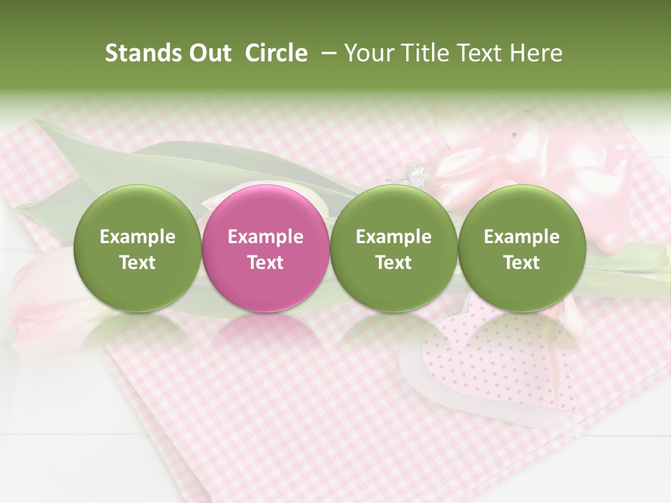 Fasten Wei Blume Rosa PowerPoint Template