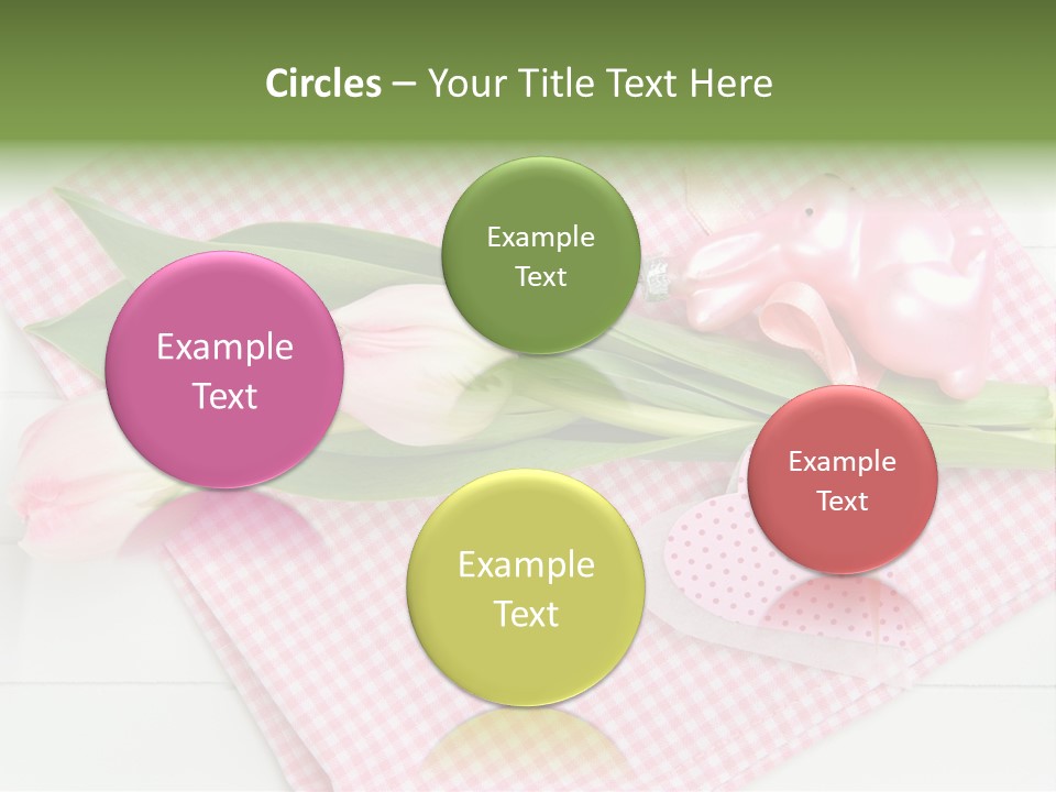 Fasten Wei Blume Rosa PowerPoint Template