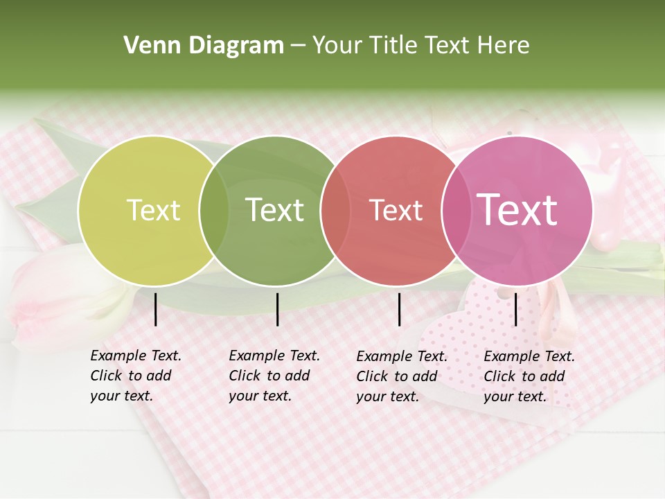 Fasten Wei Blume Rosa PowerPoint Template