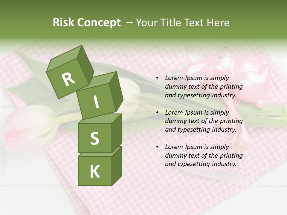 Fasten Wei Blume Rosa PowerPoint Template