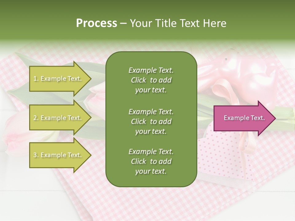 Fasten Wei Blume Rosa PowerPoint Template