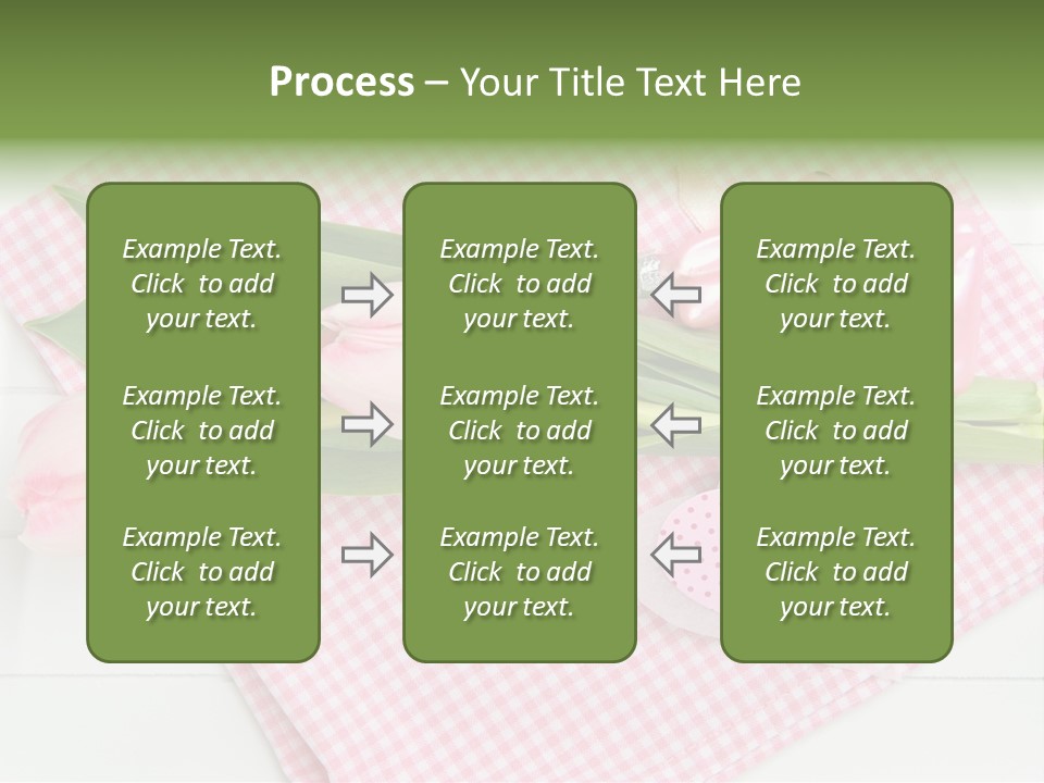 Fasten Wei Blume Rosa PowerPoint Template