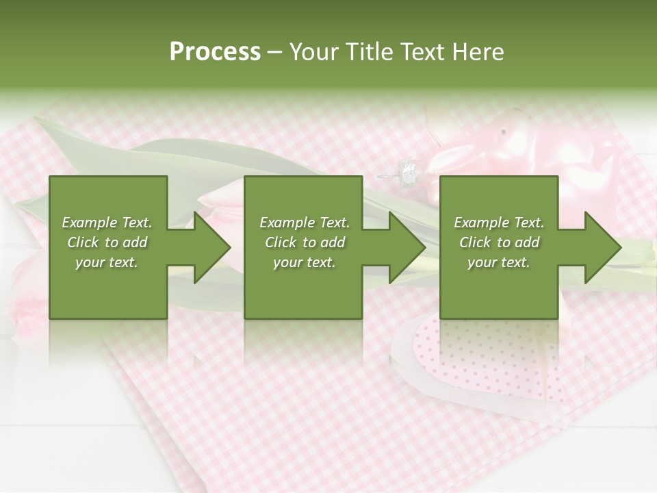 Fasten Wei Blume Rosa PowerPoint Template