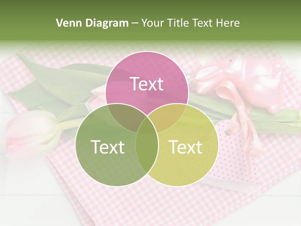 Fasten Wei Blume Rosa PowerPoint Template