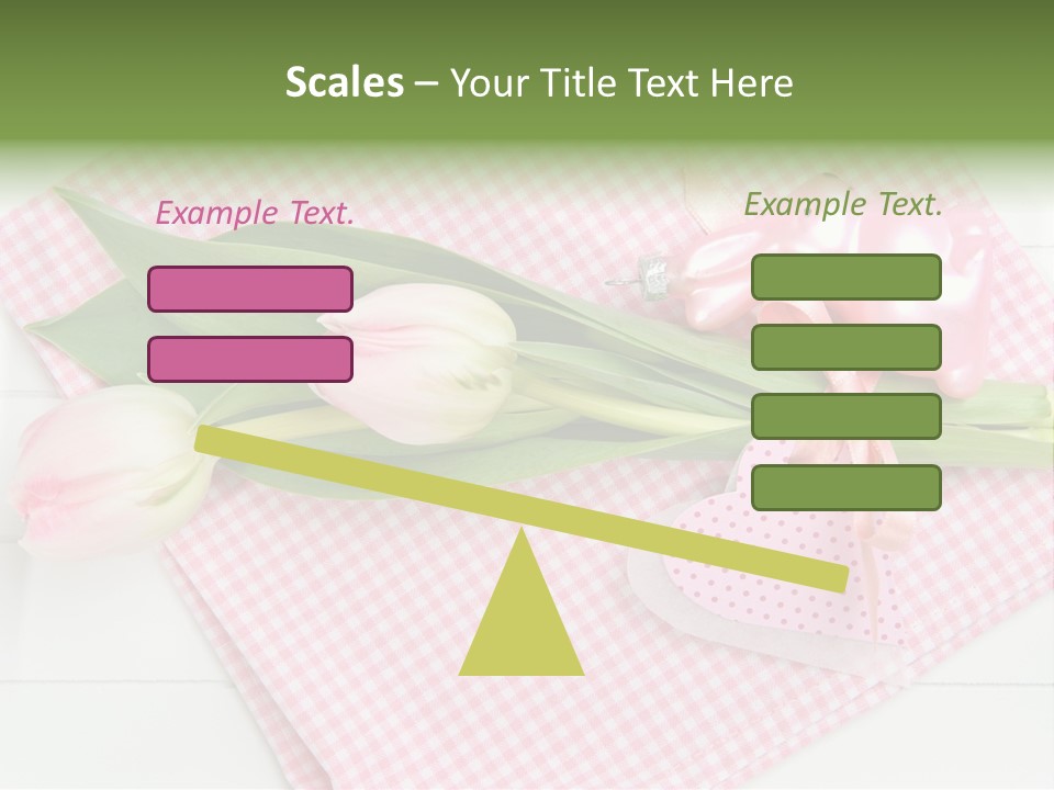 Fasten Wei Blume Rosa PowerPoint Template