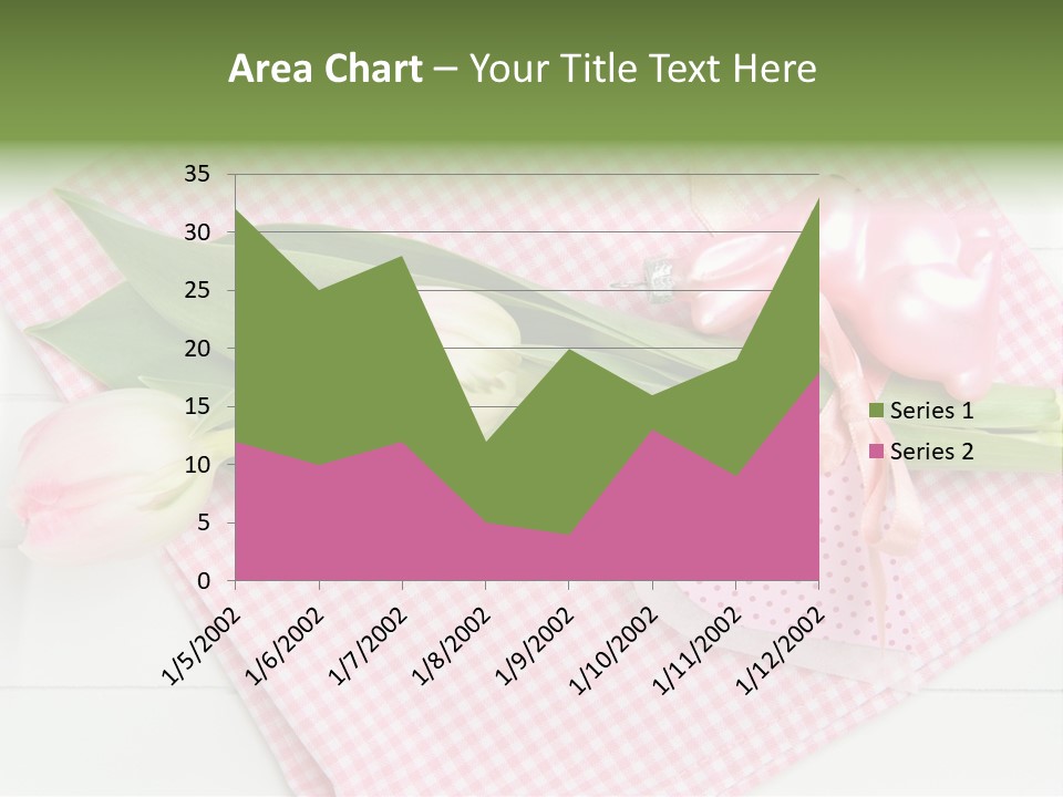 Fasten Wei Blume Rosa PowerPoint Template