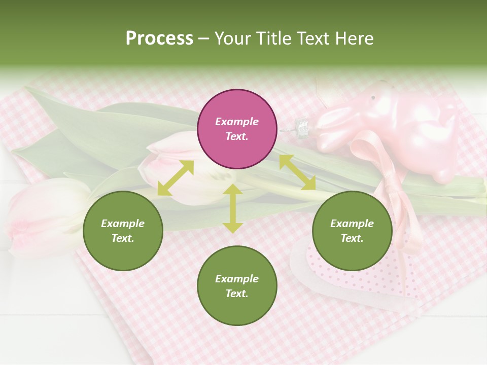 Fasten Wei Blume Rosa PowerPoint Template