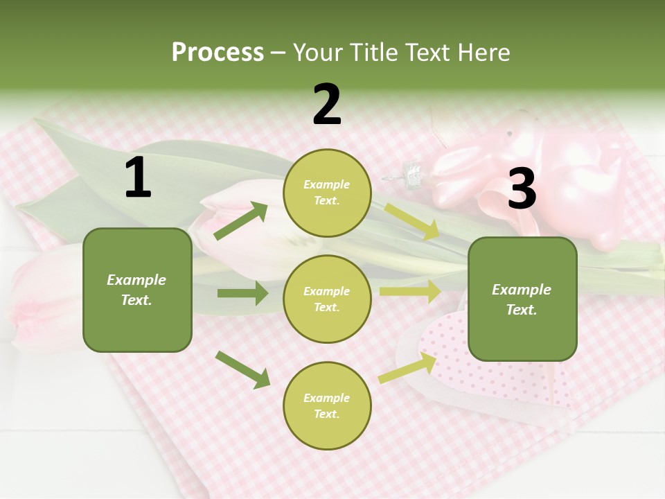 Fasten Wei Blume Rosa PowerPoint Template