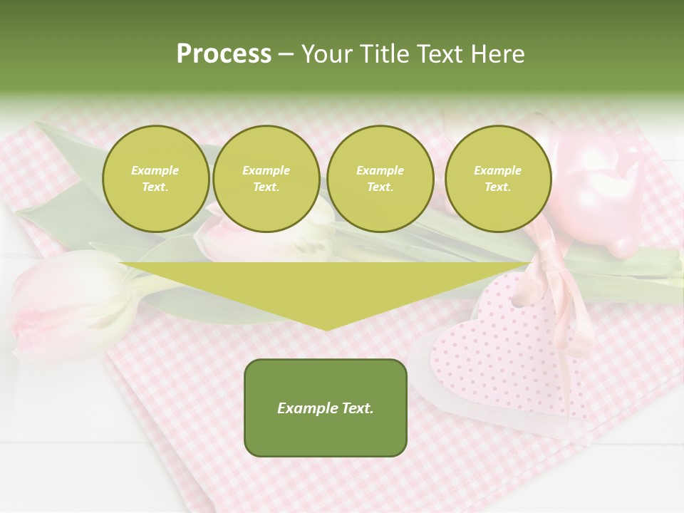 Fasten Wei Blume Rosa PowerPoint Template