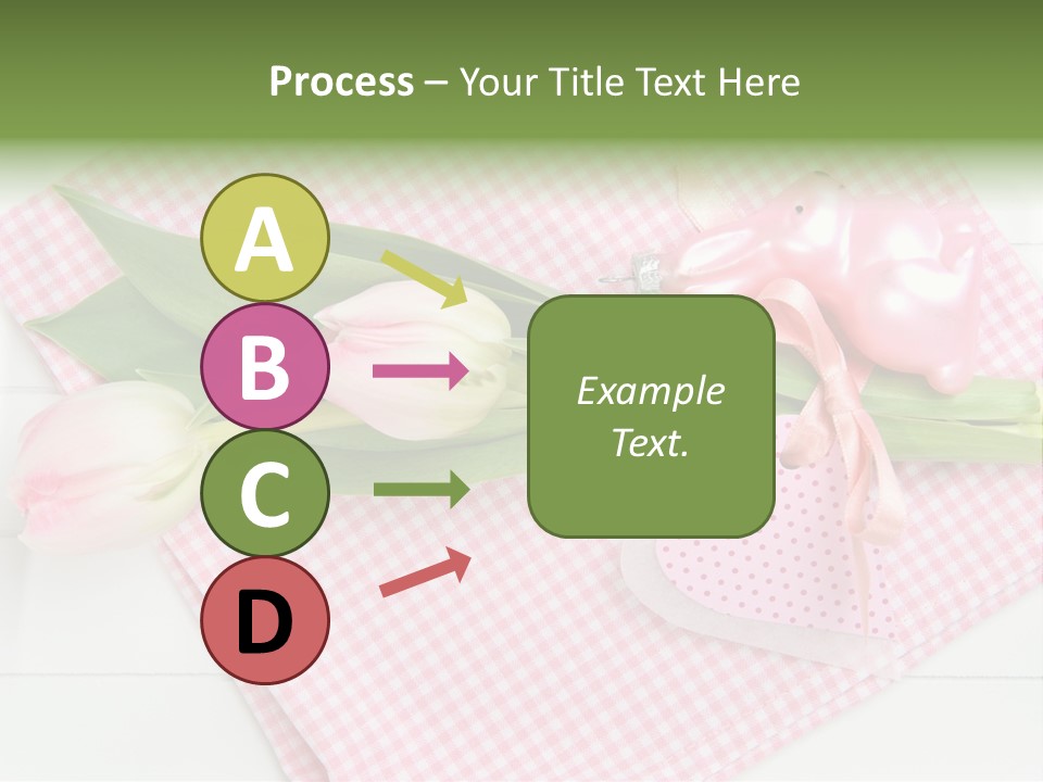 Fasten Wei Blume Rosa PowerPoint Template