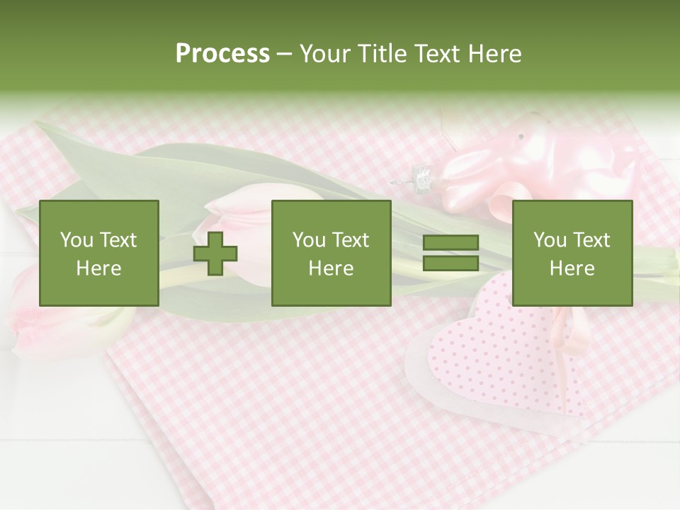 Fasten Wei Blume Rosa PowerPoint Template