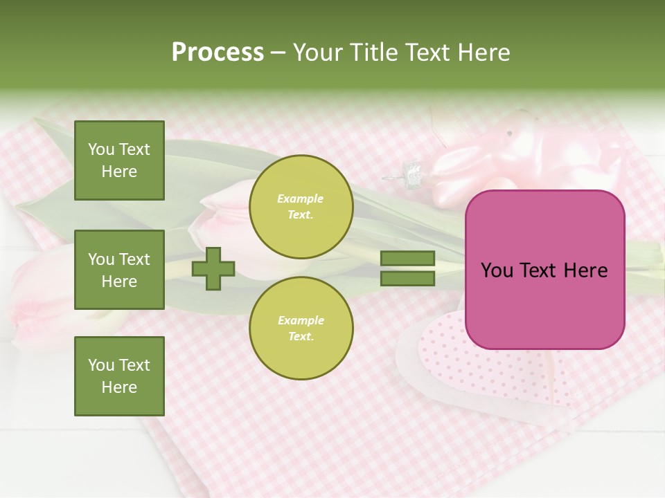 Fasten Wei Blume Rosa PowerPoint Template