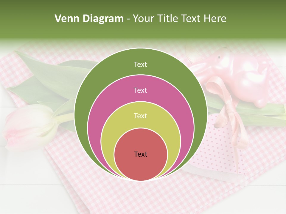 Fasten Wei Blume Rosa PowerPoint Template