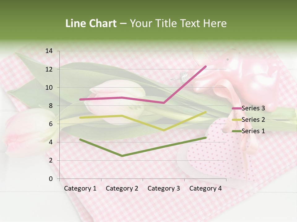Fasten Wei Blume Rosa PowerPoint Template