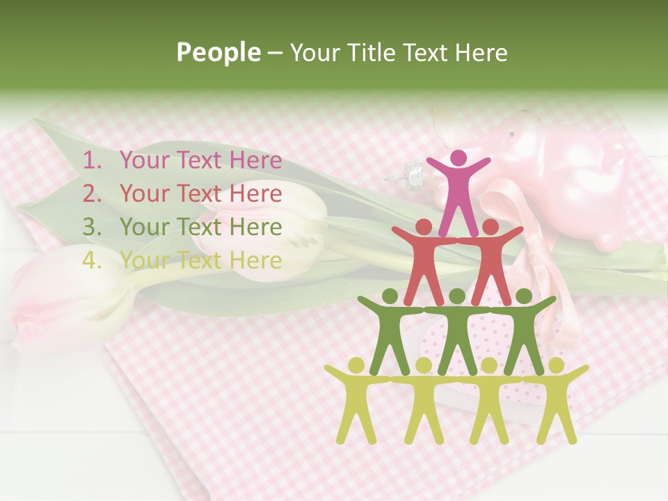 Fasten Wei Blume Rosa PowerPoint Template