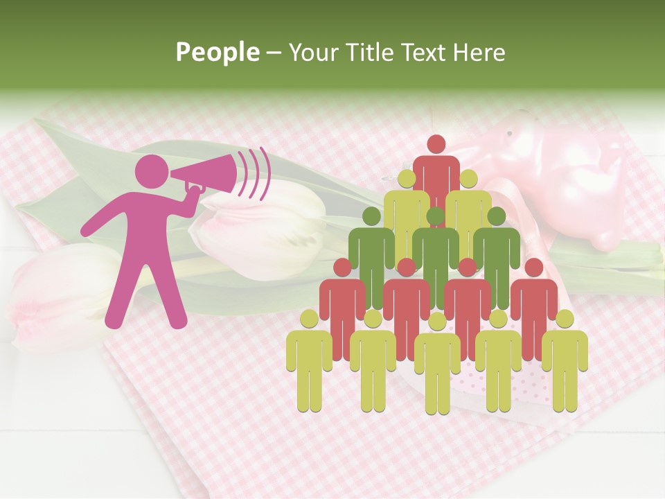 Fasten Wei Blume Rosa PowerPoint Template