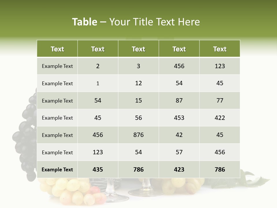 Grape Gourmet Vino PowerPoint Template