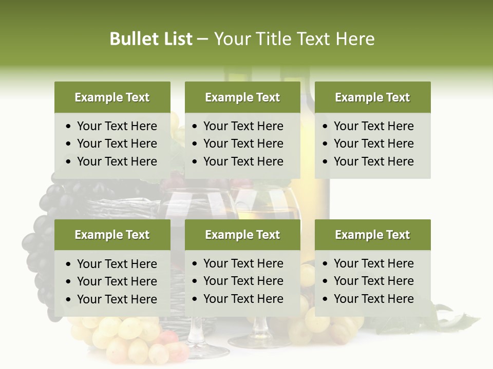 Grape Gourmet Vino PowerPoint Template