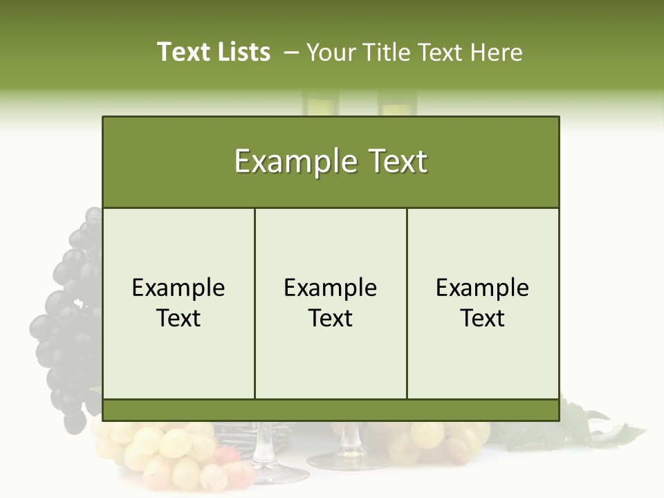 Grape Gourmet Vino PowerPoint Template