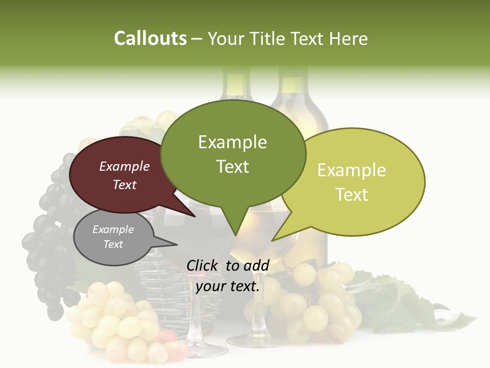 Grape Gourmet Vino PowerPoint Template