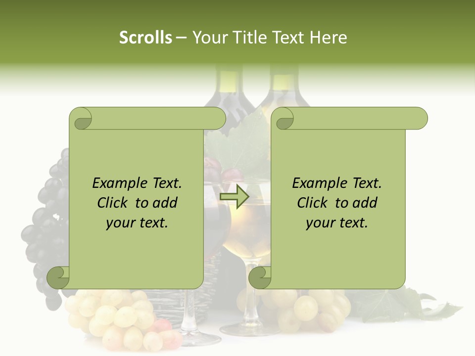 Grape Gourmet Vino PowerPoint Template