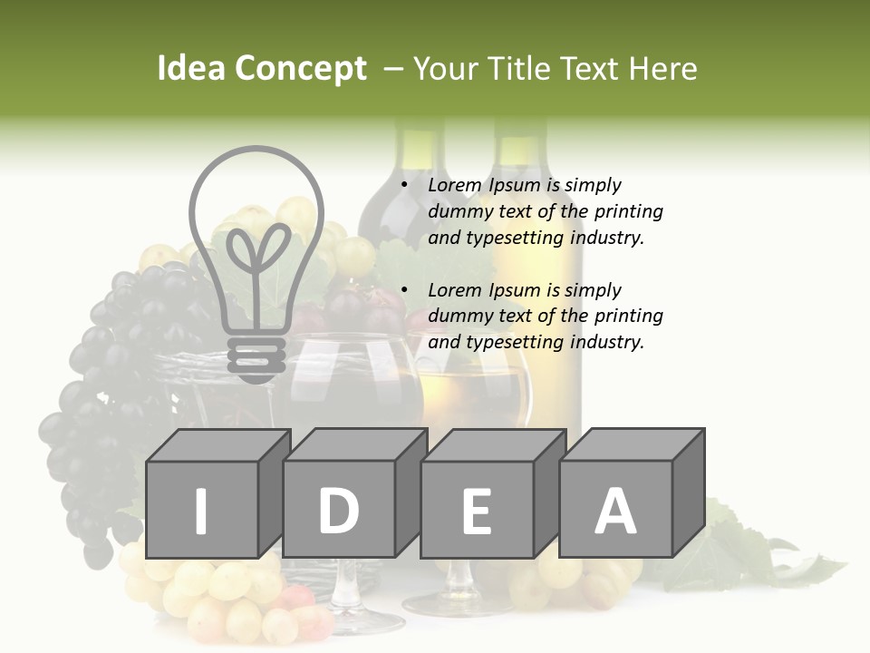 Grape Gourmet Vino PowerPoint Template