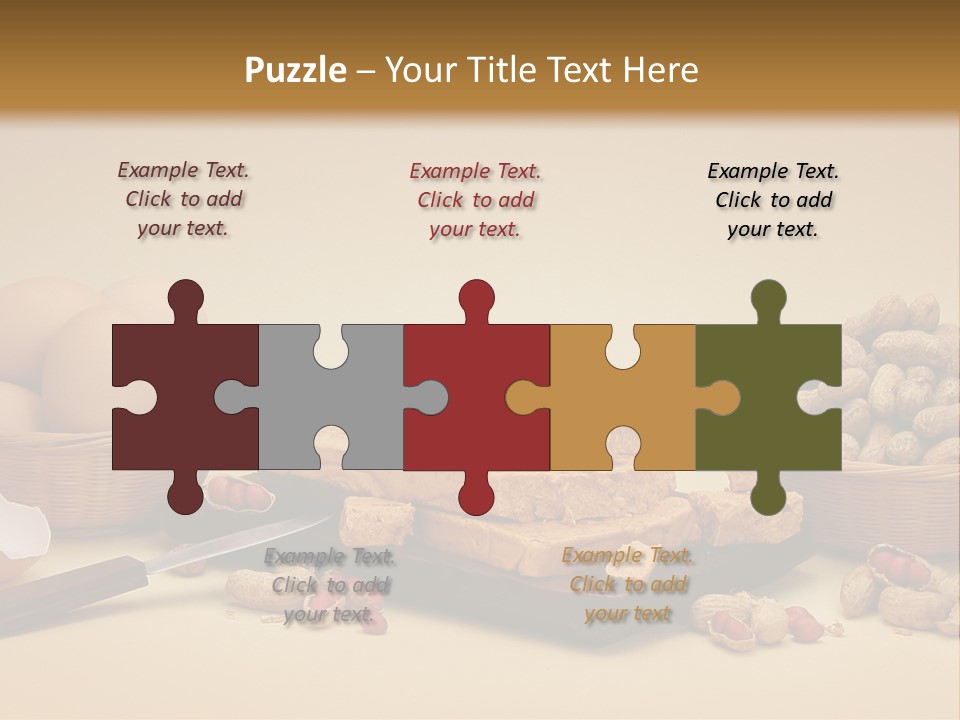 Composition Creamy Recipe PowerPoint Template