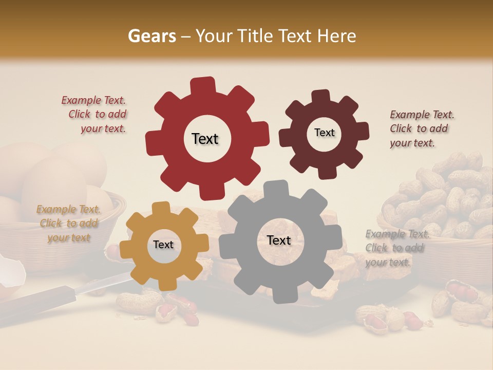 Composition Creamy Recipe PowerPoint Template