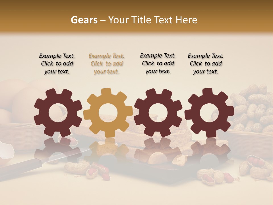 Composition Creamy Recipe PowerPoint Template