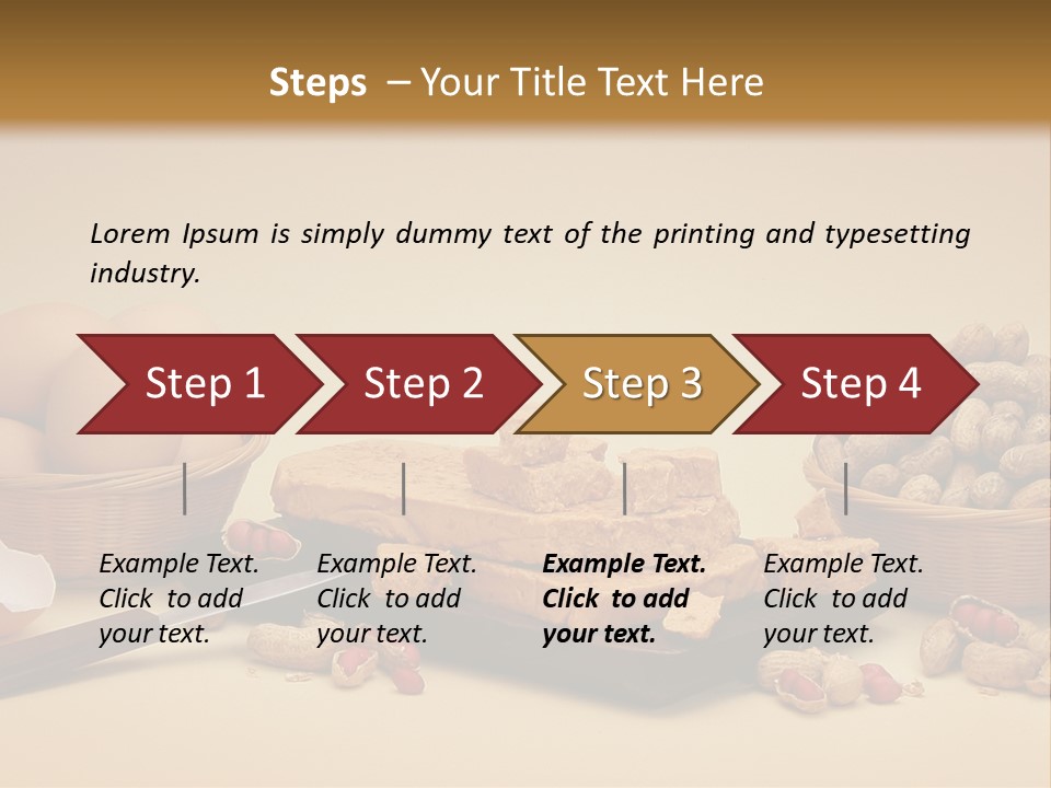 Composition Creamy Recipe PowerPoint Template