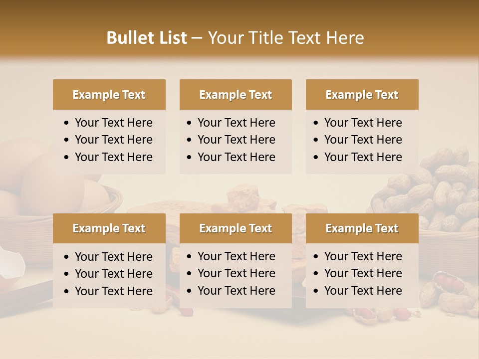 Composition Creamy Recipe PowerPoint Template