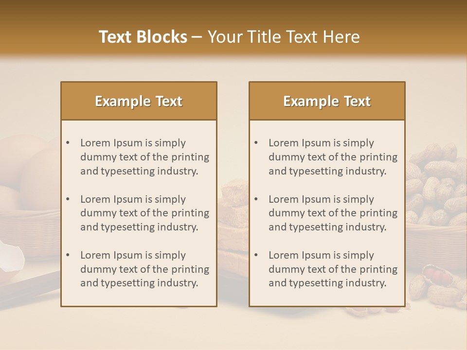 Composition Creamy Recipe PowerPoint Template