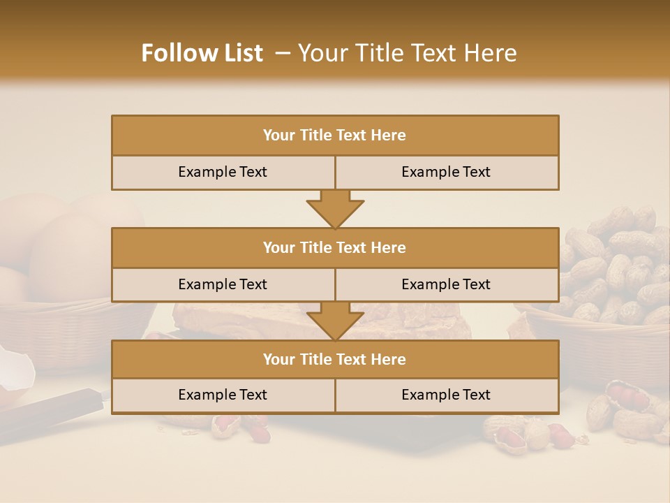 Composition Creamy Recipe PowerPoint Template