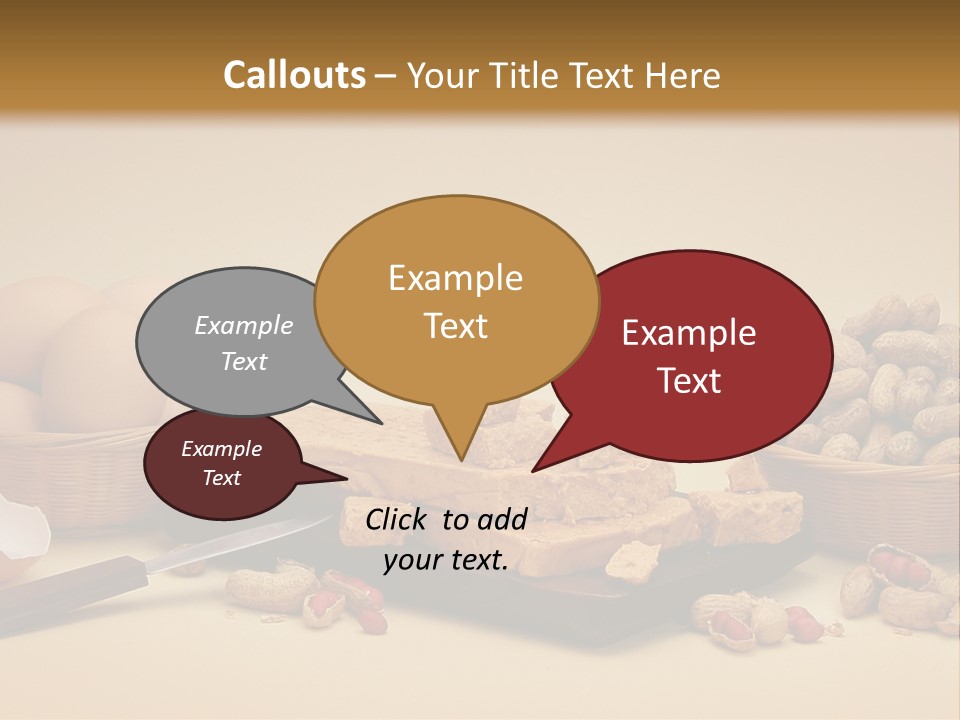 Composition Creamy Recipe PowerPoint Template