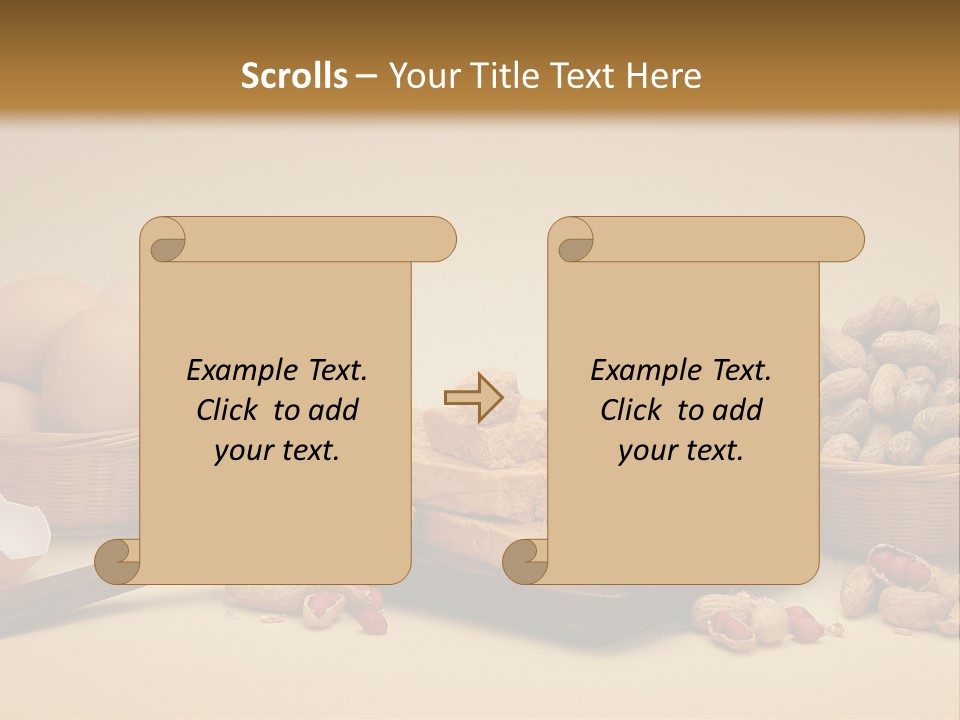 Composition Creamy Recipe PowerPoint Template