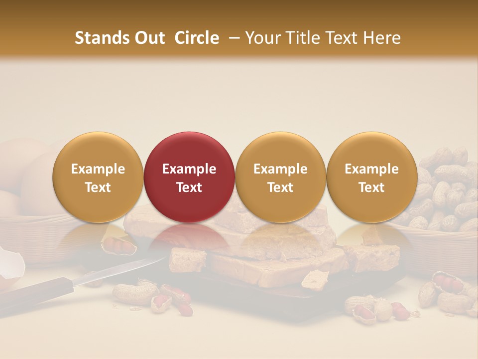 Composition Creamy Recipe PowerPoint Template