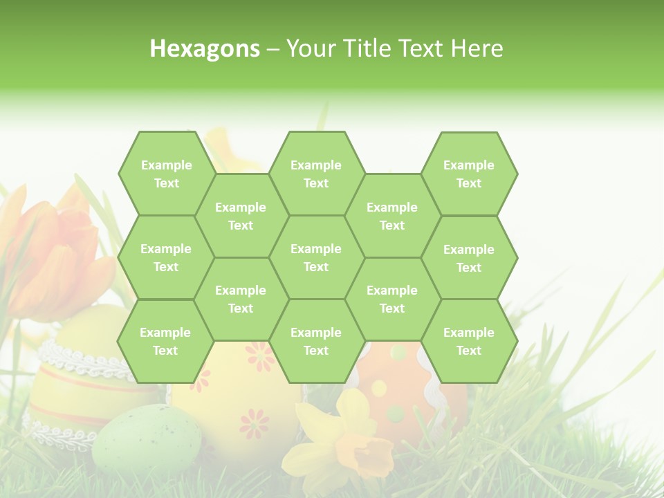 Easteregg Ostereier Suchen Karte PowerPoint Template