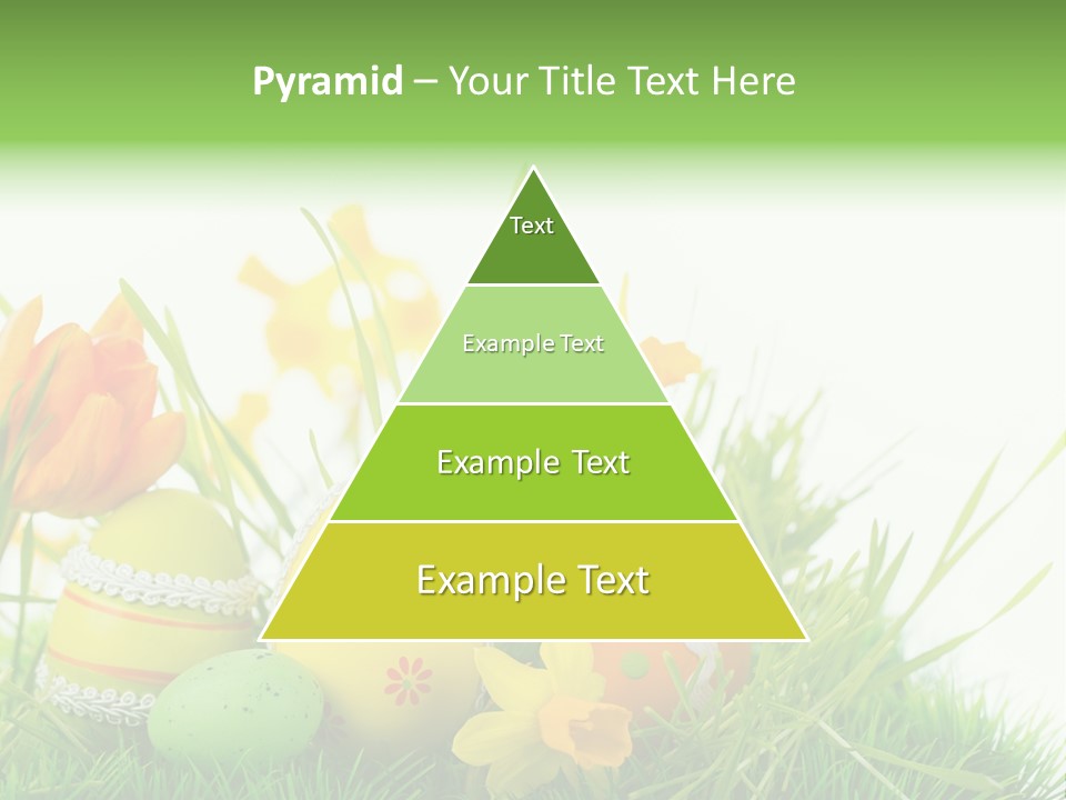 Easteregg Ostereier Suchen Karte PowerPoint Template