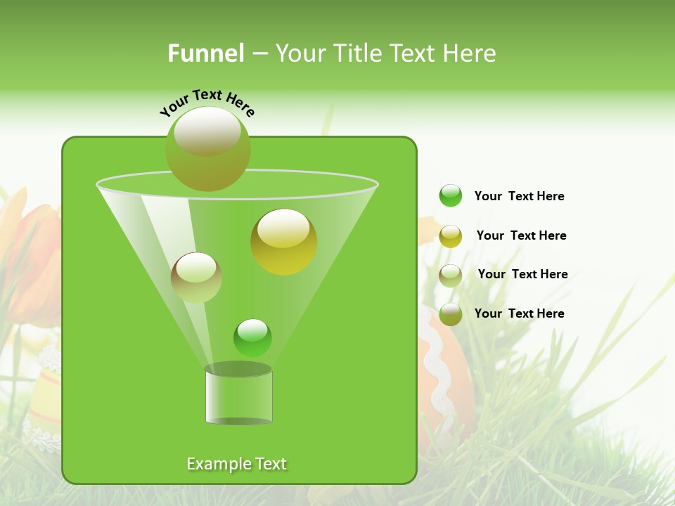 Easteregg Ostereier Suchen Karte PowerPoint Template