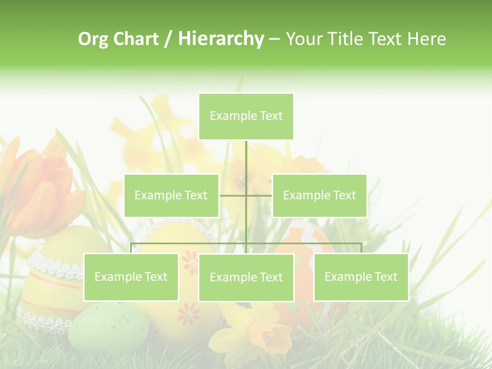 Easteregg Ostereier Suchen Karte PowerPoint Template