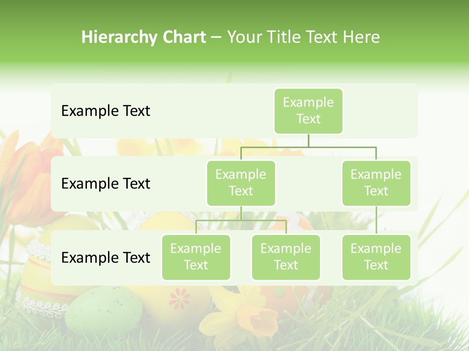 Easteregg Ostereier Suchen Karte PowerPoint Template