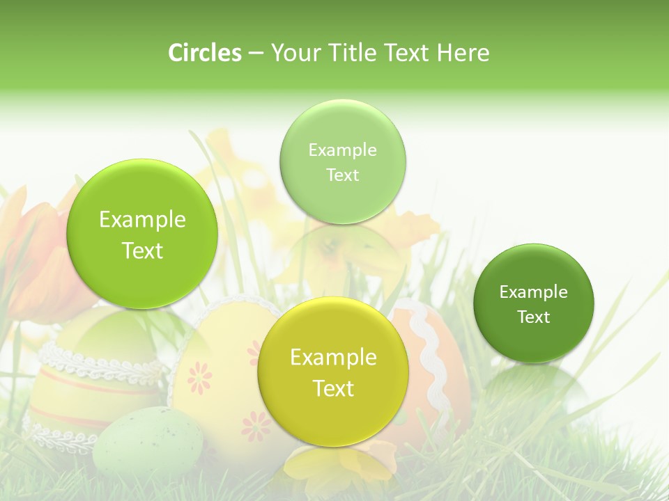 Easteregg Ostereier Suchen Karte PowerPoint Template