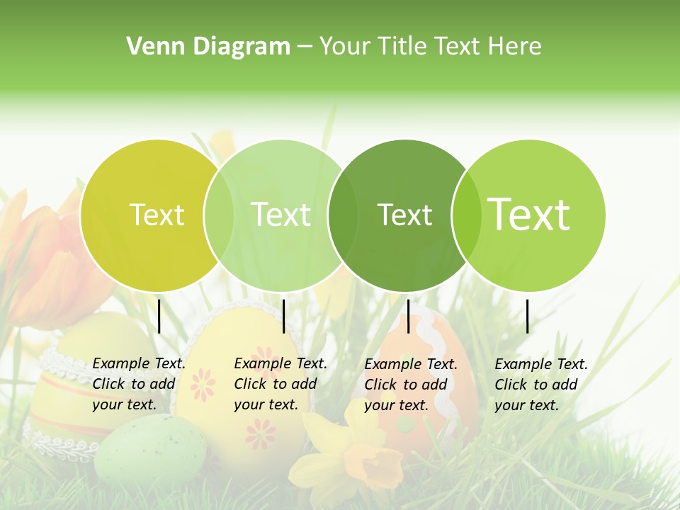 Easteregg Ostereier Suchen Karte PowerPoint Template