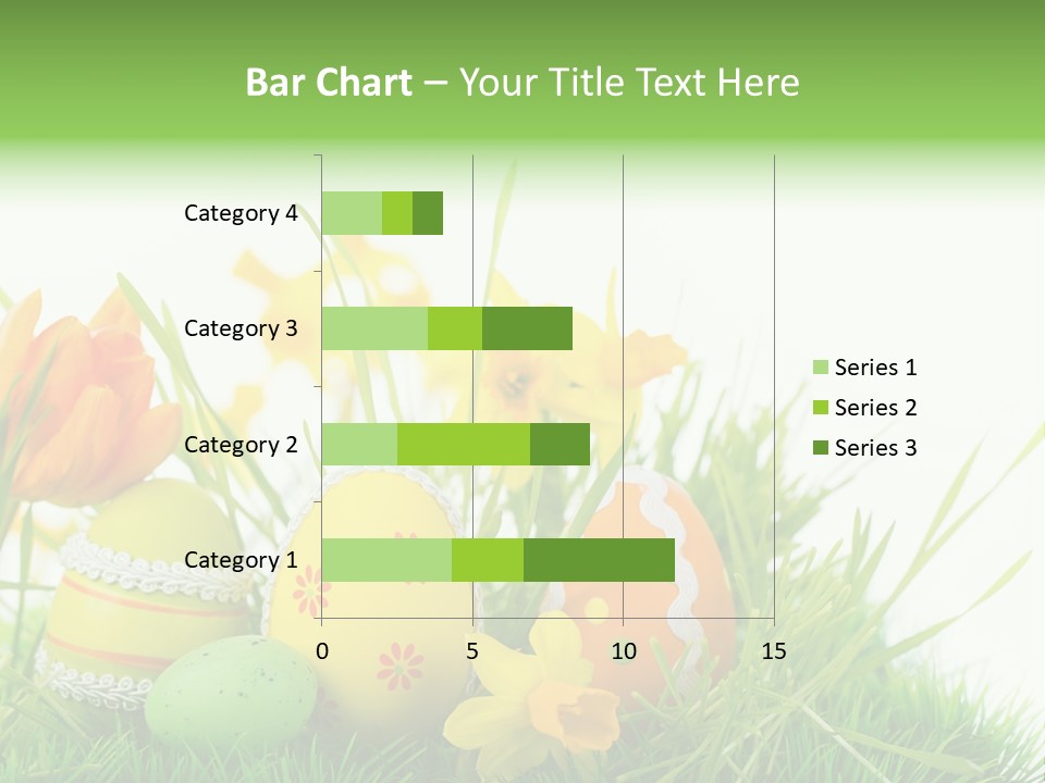 Easteregg Ostereier Suchen Karte PowerPoint Template