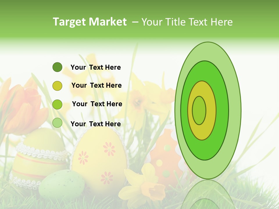 Easteregg Ostereier Suchen Karte PowerPoint Template