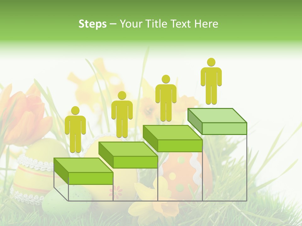 Easteregg Ostereier Suchen Karte PowerPoint Template