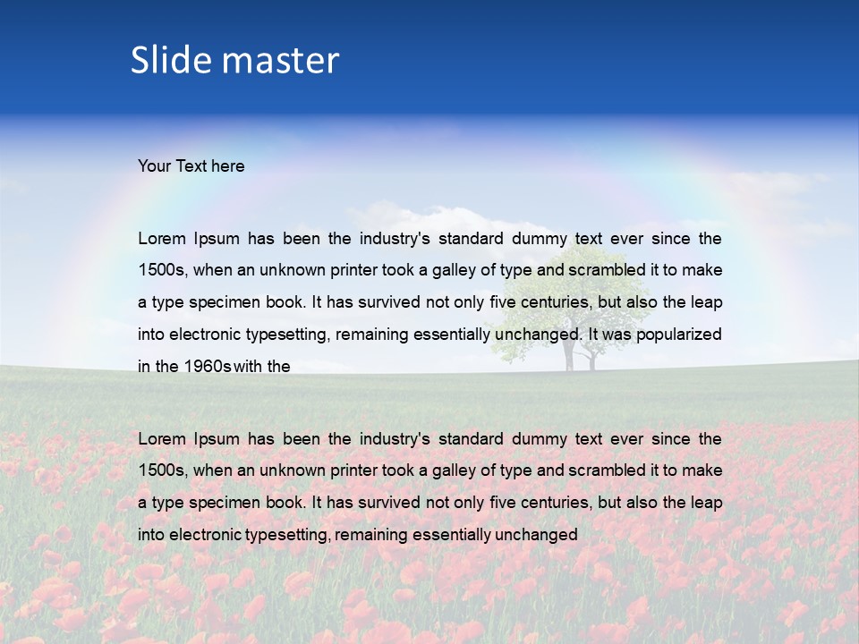 Path Plant Clear PowerPoint Template