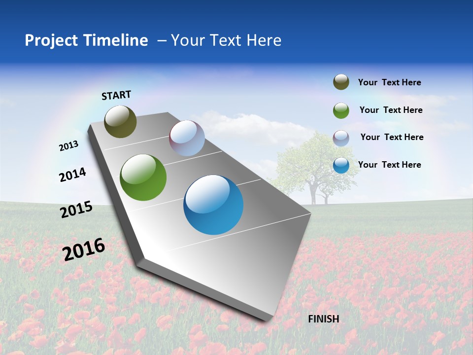 Path Plant Clear PowerPoint Template