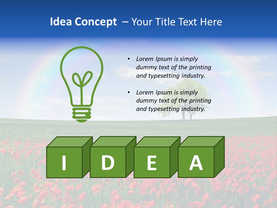 Path Plant Clear PowerPoint Template