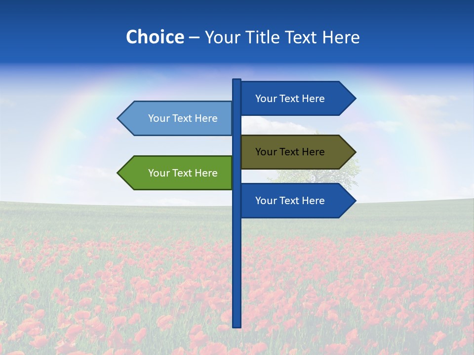 Path Plant Clear PowerPoint Template